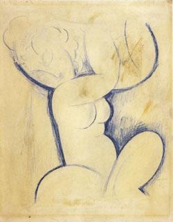 Amedeo Modigliani Caryatid oil painting image